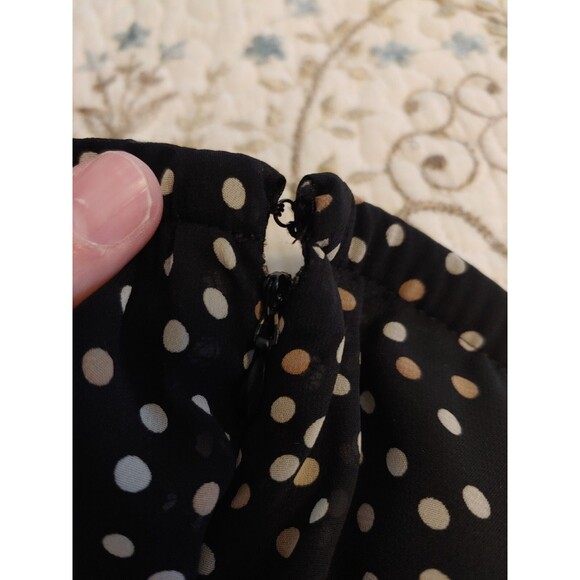 Croft And Borrow Brown And Tan Polka Dot Skirt Size 10 - Picture 4 of 5